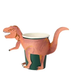 Set van 8 feestbekers - T-Rex Party Cups