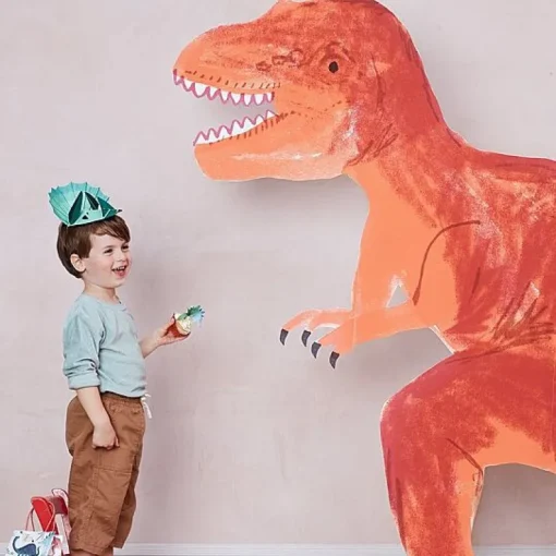 Set Van 8 Feesthoedjes | Dinosaur Kingdom Party Hats