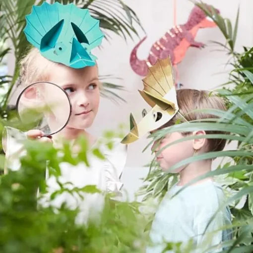 Set Van 8 Feesthoedjes | Dinosaur Kingdom Party Hats