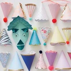 Set Van 8 Feesthoedjes | Dinosaur Kingdom Party Hats