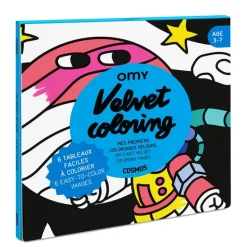 Set van 6 fluwelen kleurplaten Velvet Coloring - Cosmos