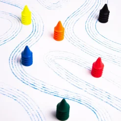 Set van 6 vingerwasco's Coloring Tools - Finger crayons