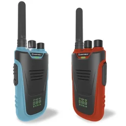 Set Van 2 Walkietalkies - Kidytalk Rood & Blauw