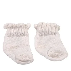 Shoes & Co, Sokken "Snowflake", Babypoppen 30-33 Cm / 42-46 Cm / 48 Cm / Staanpoppen 45-50 Cm