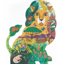 Silhouetpuzzel Puzz'Art Lion - 350 stukjes