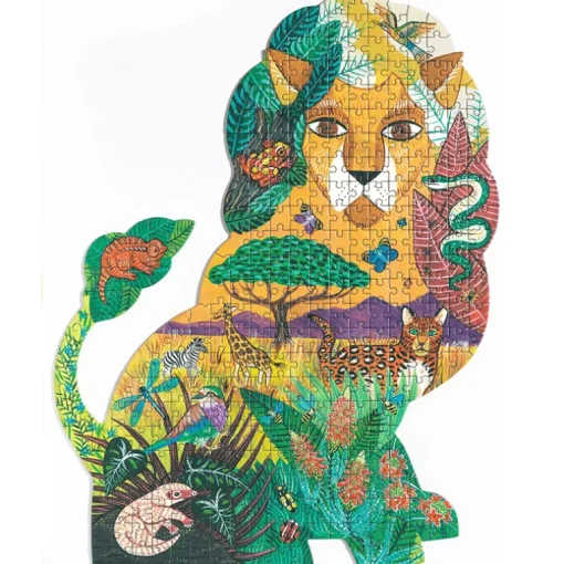 Silhouetpuzzel Puzz'Art Lion - 350 stukjes