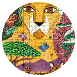 Silhouetpuzzel Puzz'Art Lion - 350 stukjes