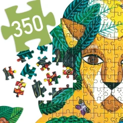 Silhouetpuzzel Puzz'Art Lion - 350 stukjes