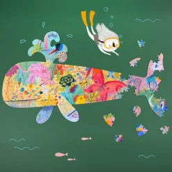 Silhouetpuzzel Puzz'Art Whale - 150 stukjes