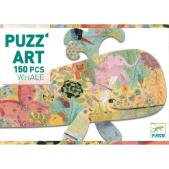 Silhouetpuzzel Puzz'Art Whale - 150 stukjes