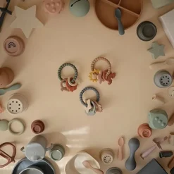 Siliconen bijtspeeltje rammelaar - Space