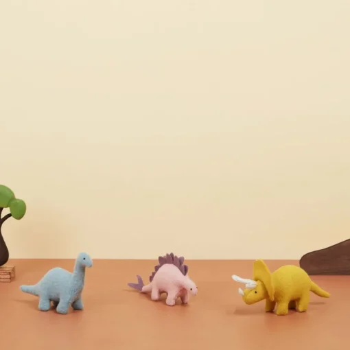Speelfiguren Holdie Dinosaurs - set van 3