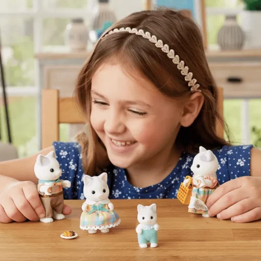 Speelfiguurtjes - Familie Latte Kat