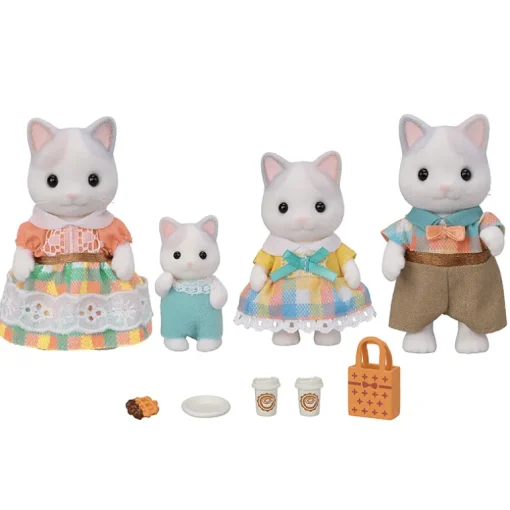 Speelfiguurtjes - Familie Latte Kat
