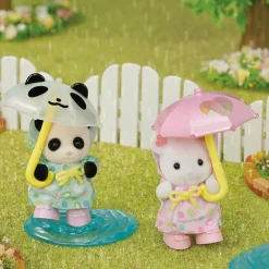 Speelfiguurtjes Duo Peutervriendjes Regendag - set van 2