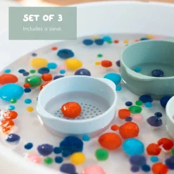 Speelkommetjes Nesting Bowls Green/Blue - set van 3