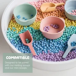 Speelkommetjes Nesting Bowls Green/Blue - set van 3
