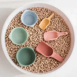 Speelkommetjes Nesting Bowls Green/Blue - set van 3