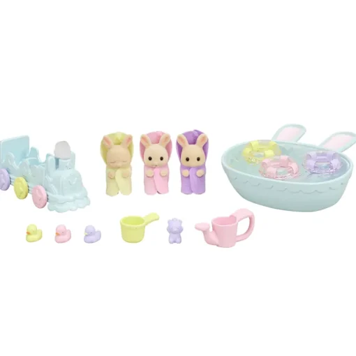Speelset - Drieling baby crème konijn badspeelset