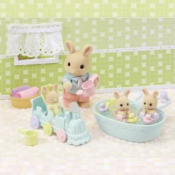 Speelset - Drieling baby crème konijn badspeelset
