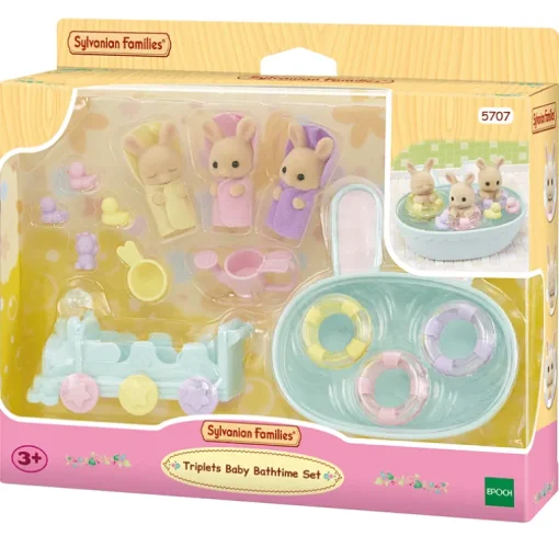 Speelset - Drieling baby crème konijn badspeelset
