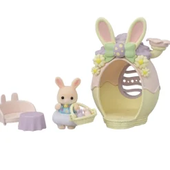 Speelset Easter Egg Hutch met 1 konijntje
