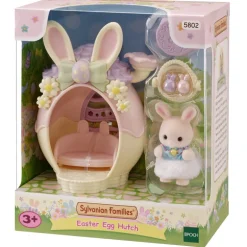 Speelset Easter Egg Hutch met 1 konijntje