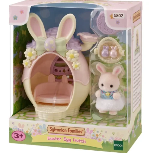 Speelset Easter Egg Hutch met 1 konijntje