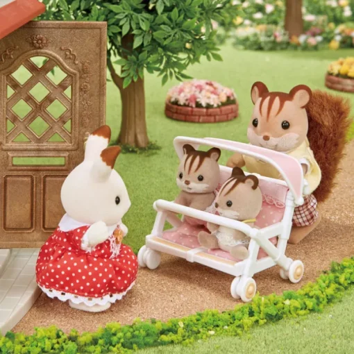 Speelset Sylvanian Families - Dubbele Kinderwagen