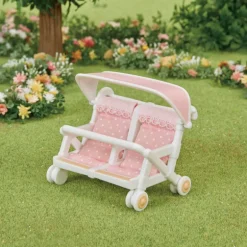 Speelset Sylvanian Families - Dubbele Kinderwagen