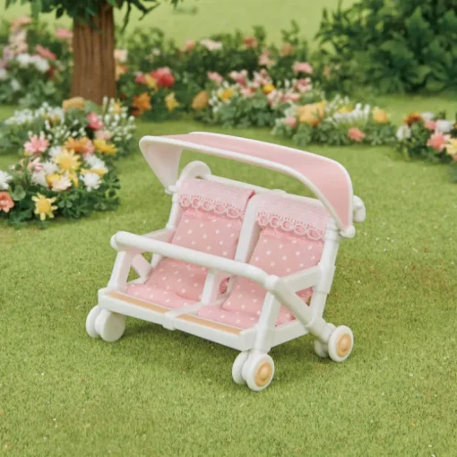 Speelset Sylvanian Families - Dubbele Kinderwagen