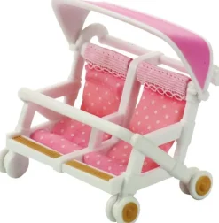 Speelset Sylvanian Families - Dubbele Kinderwagen