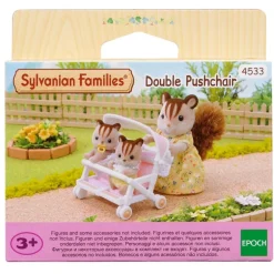 Speelset Sylvanian Families - Dubbele Kinderwagen