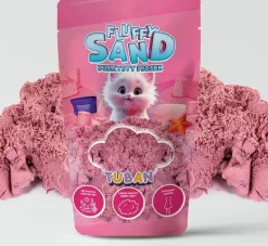 Speelzand Fluffy Sand Pink - 90 g