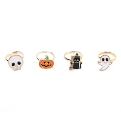 Spooky Wooky Halloween Rings Glow In The Dark