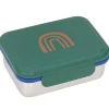 Stalen Brooddoos - Lunchbox Stainless Steel Little Gang Rainbow Green