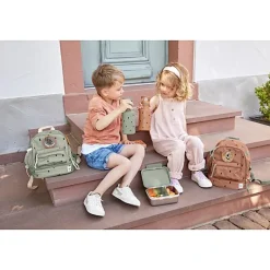 Stalen Drinkfles | Happy Prints Light Olive