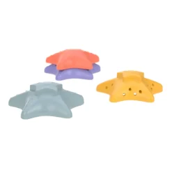 Stapelspeeltje Stacking Toy - Starfish Pink Lilac Yellow Blue