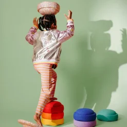 Stapelstein® SPECIAL Rainbow Classic Compleet Set van 6+1 + GRATIS Balansbord