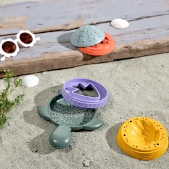 Stapelwaterspeeltje - Stacking Toy Turtle green