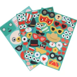 Stickerset met 100+ herbruikbare stickers - Funny Faces