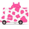 Strawberry Moo (F927) 8,4X4,1X6,5Cm, Wooden Diecast, In Giftbox,