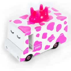 Strawberry Moo (F927) 8,4X4,1X6,5Cm, Wooden Diecast, In Giftbox,