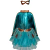 Superheldenkostuum Met Tutu En Masker Super-Duper Teal Copper