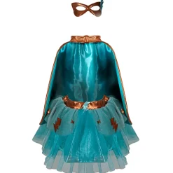 Superheldenkostuum Met Tutu En Masker Super-Duper Teal Copper