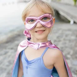 Superheldenkostuum Met Tutu En Masker Super-Duper Pink Light Blue