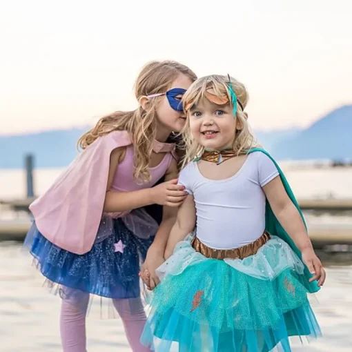 Superheldenkostuum Met Tutu En Masker Super-Duper Teal Copper