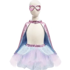 Superheldenkostuum Met Tutu En Masker Super-Duper Pink Light Blue