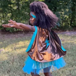 Superheldenkostuum Met Tutu En Masker Super-Duper Teal Copper