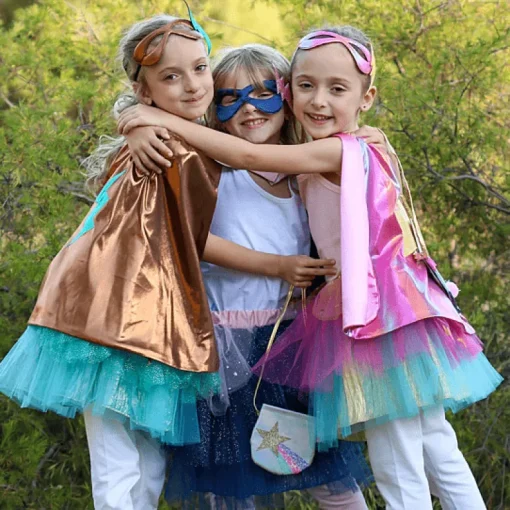 Superheldenkostuum Met Tutu En Masker Super-Duper Teal Copper